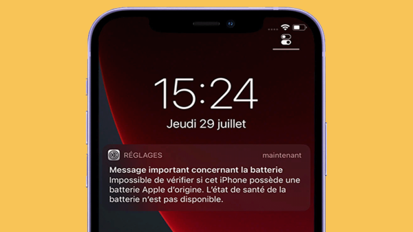 Les messages d'erreurs Apple après une réparation